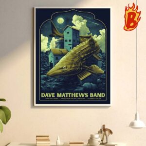 Dave Matthews Band Show At Pine Knob Music Theatre On Jun 26 2024 Wall Decor Poser Canvas