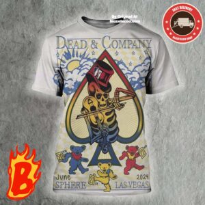 Dead And Company Dead Forever Tour On June 20-22 2024 At Sphere Las Vegas NV All Over Print Shirt