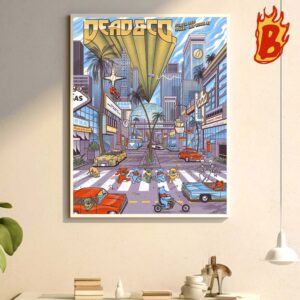 Dead And Company Fead Forever Tour On June 14 2024 At Las Vegas Sphere NV Wall Decor Poster Canvas