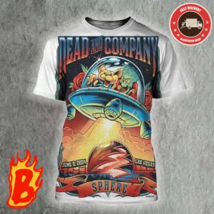 Dead And Company Jun 6 2024 Sphere Las Vegas NV Merch Poster All Over Print Shirt
