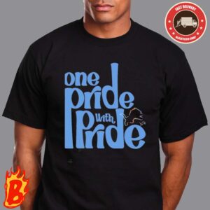 Detroit Lions One Pride With Pride Month Unisex T-Shirt