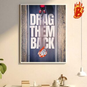 Edmontion Oilers Drag Them Back 2024 Playoffs Wall Decor Poster Canvas
