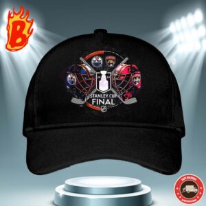 Edmonton Oilers Vs Florida Panthers 2024 Stanley Cup Final Face Off Classic Cap Hat Snapback