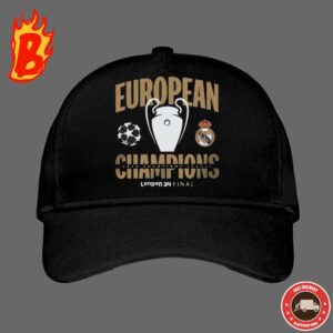 European Champions Real Madrid 2024 UEFA Champions League Classic T-Shirt Classic Cap Hat Snapback