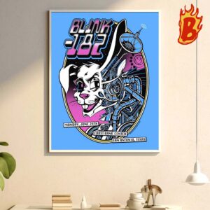 Exclusive Blink-182 Merch Available For The San Antonio Concert On June 24 2024 Wall Decor Poster Canvas