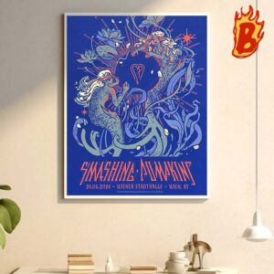 Experience The Smashing Pumpkins Live At Wiener Stadthalle Vienna Austria On June 24 2024  A Night to Remember Wall Decor Poster Canvas
