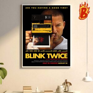 First Poster For Zoe Kravitzs Directorial Debut Blink Twice Releasing In Theaters On August 23 Wall Decor Poster Canvas