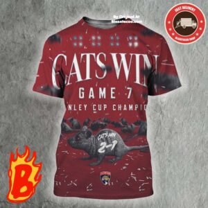 Florida Panthers Cats Win Game 7 Stanley Cup Champions All Over Print Shirt
