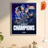 2024 Stanley Cup Champions Calling Florida Panthers All Team Photo Celebrations Wall Decor Poster Canvas