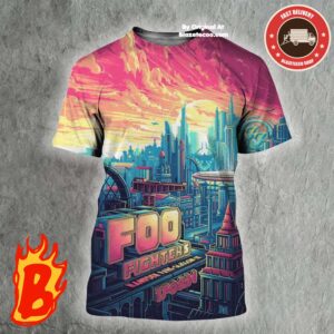 Foo Fighters Glasgow At Hampden Park On June 17 2024 All Over Print Shirt