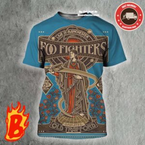 Foo Fighters Live Manchester At Emirates Old Trafford On June 15th 2024 All Over Print Shirt