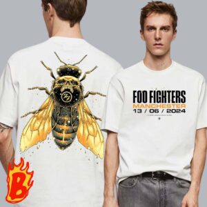 Foo Fighters US Tour At Manchester In June 13 2024 Two Sides Unisex T-Shirt