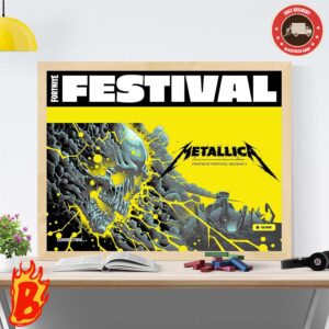 Fortnite Festival Season 4 X Metallica Wall Decor Poster Canvas