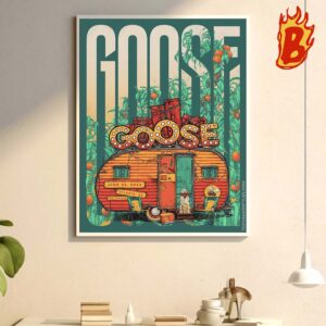 Goose Second Night Show In Atlanta On Saturday June 22 2024 Wall Decor Poster Canvas