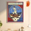 Grateful Dead Deadliners Jerry Day Celebration Merch Poster At Headliners Music Hall Thursday August 1 Wall Decor Poster Canvas