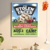 Grateful Dead The Stolen Faces Merch Poster At Red Bluff Bar Friday August 30 Wall Decor Poster Canvas