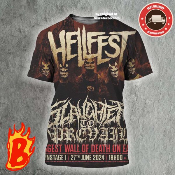 Hellfest Slaughter To Prevail Biggest Wall Of Death Of Earth On June 27 At Mainstage All Over Print Shirt