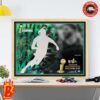 Jayson Tatum Boston Celtics Fanatics Authentic 2024 NBA Finals Champions Break Through Shadowbox Photograph With Autographed Basketball Wall Decor Poster Canvas