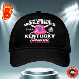 Kentucky Wildcats NCAA Mens College World Series Get Weird Kentucky Baseball Lets Get Weird Classic Cap Hat Snapback