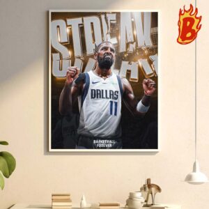 Kyrie Irving Has Finally Snapped His 13 Game Losing Streak Against The Boston Celtics Break The Streak Wall Decor Poster Canvas