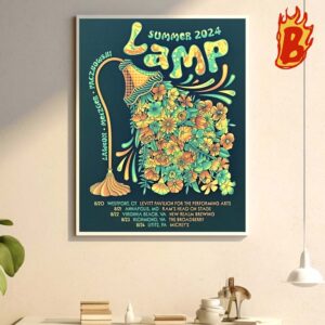 Lamp Tour Summer 2024 Wall Decor Poster Canvas