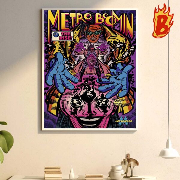 Metro Boomin The Metroverse The Rise Issues 1 Cover Art Mech Poster Wall Decor Poster Canvas