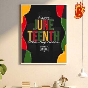 Miami Dolphins Celebrate Freedom Juneteenth American History The End Of Slavery On June 19 1865 Wall Decor Poster Canvas