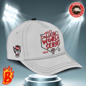 NC State Mens Baseball 2024 NCAA Mens Baseball College World Series Classic Cap Hat Snapback