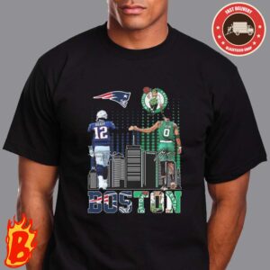 New England Patriots Tom Brady Legend Boston Celtics Jayson Tatum Classic T-Shirt