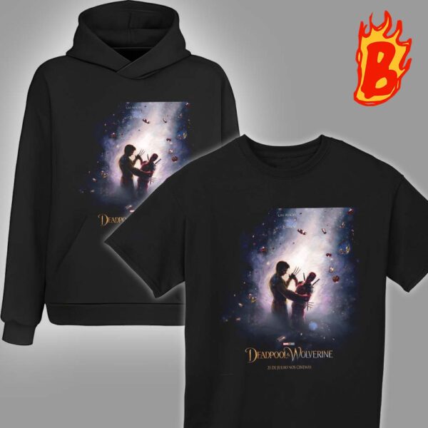 New Poster For Deadpool And Wolverine Cosplay Beauty And The Beast Unisex T-Shirt