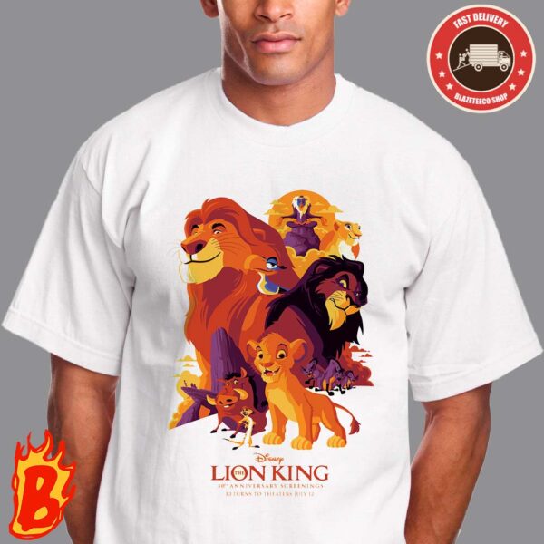 New Poster For The Lion King Rereleasing In Theaters On July 12 Unisex T-Shirt