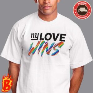 New York Giants Pride Love Wins 2024 Unisex T-Shirt