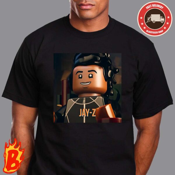 Piece By Piece Official Lego Versions Of Jay Z For The Pharrell Williams Biopic Unisex T-Shirt