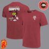 Oklahoma Sooners 2024 NCAA Softball Womens College World Series Champions Four Peat Two Sides Unisex T-Shirt