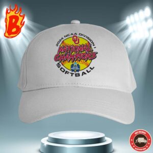 Oklahoma Sooners 2024 NCAA Softball Womens College World Series Champions Locker Room Classic Cap Hat Snapback