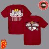 Oklahoma Sooners 2024 NCAA Softball Womens College World Series Champions Four Peat Two Sides Unisex T-Shirt