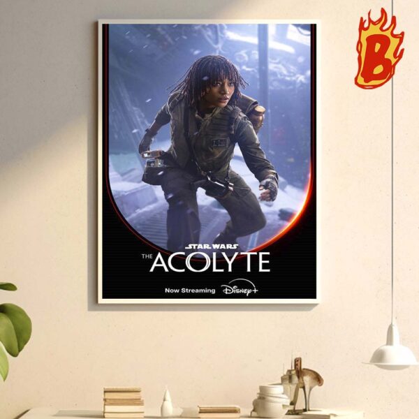 Osha And Pip Character In Star Wars The Acolyte Now Streaming On Disney Wall Decor Poster Canvas