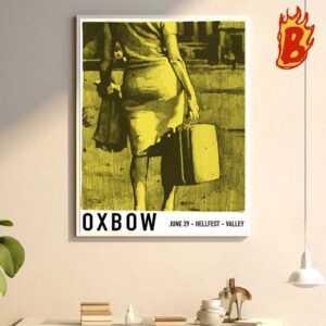 Oxbow Show At Hellfest Valley On June 29 Wall Decor Poster Canvas