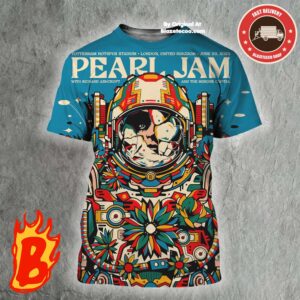 Pearl Jam Dark Matter World Tour With Richard Ashcroft And The Murder Capital At Co-op Live In Tottenham Hotspur Stadium London On June 29 2024 All Over Print Shirt