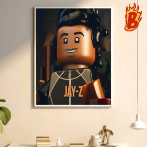 Piece By Piece Official Lego Versions Of Jay Z For The Pharrell Williams Biopic Wall Decor Poster Canvas