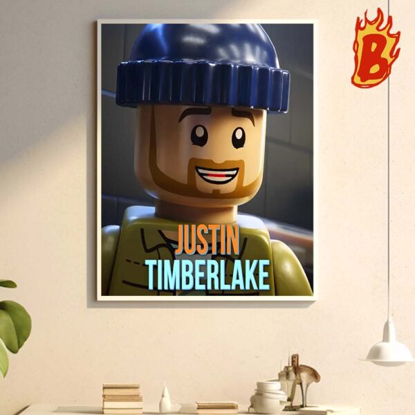 Piece By Piece Official Lego Versions Of Justin Timberlake For The Pharrell Williams Biopic Wall Decor Poster Canvas