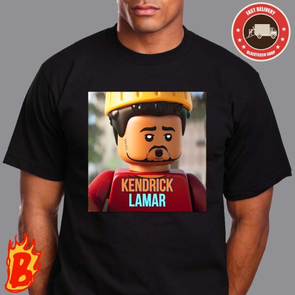 Piece By Piece Official Lego Versions Of Kendrick Lamar For The Pharrell Williams Biopic Unisex T-Shirt