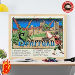 Poster Spafford Summer Tour 2024 Wall Decor Poster Canvas