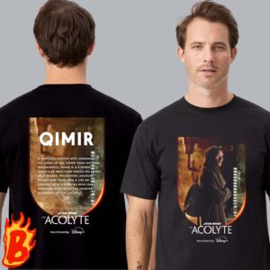 QIMIR Character In Star Wars The Acolyte Now Streaming On Disney Two Sides Unisex T-Shirt