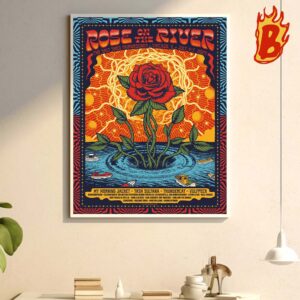 Rose On The River Show At The Salt Shed Chicago IL On July 4 2024 Wall Decor Poster Canvas
