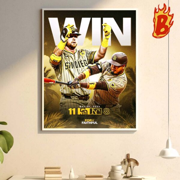 San Diego Padres The Boys Played Some Ball Is Stephen Kolek Wall Decor Poster Canvas