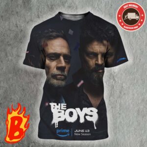 THE BOYS Season 4 New Poster Streaming to Prime Video June 13 All Over Print Shirt