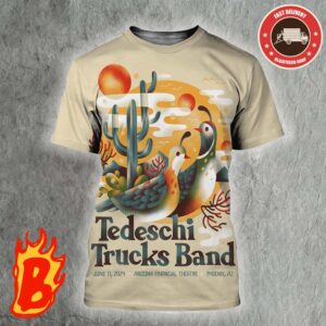 Tedeschi Trucks Band Show At Arizona Financial Theatre in Phoenix AZ June 11-2024 Merch Poster All Over Print Shirt