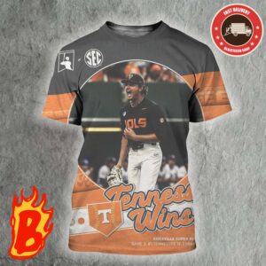 Tennessee Baseball Advances Cnoxvillen Super Regional Champions Advances To The NCAA Super Regionals 2024 Road To Ohama All Over Print Shirt