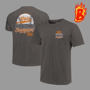 Tennessee Volunteers 2024 NCAA Mens Baseball College World Series Champions Retro Two Sides Unisex T-Shirt
